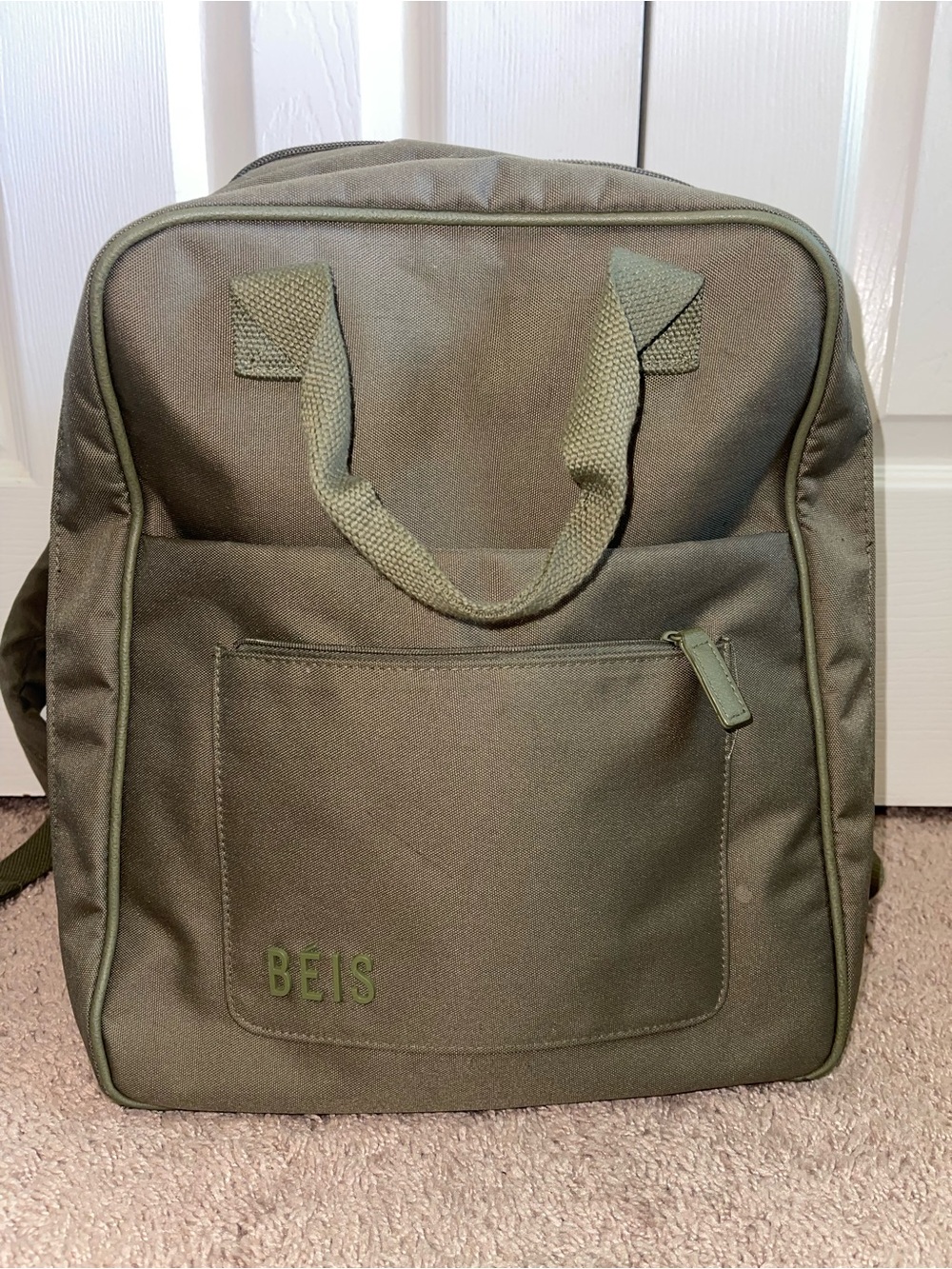 BEIS Everyday Backpack in OLIVE
